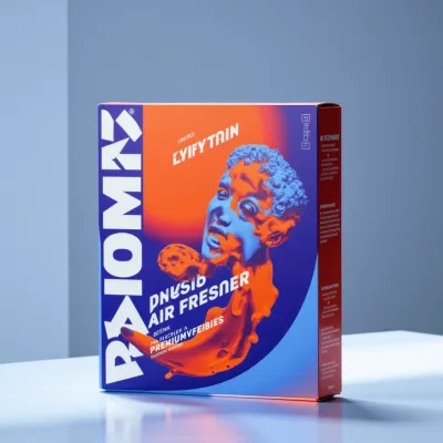 AI-Generated abstract carton box packaging