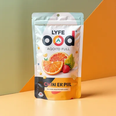 AI-Generated packaging for Food pouch