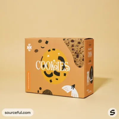 AI-Generated packaging for Shipping box in the Food and Snacks industry