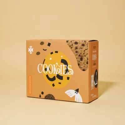 AI-Generated packaging for Shipping box in the Food and Snacks industry