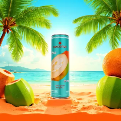 AI-Generated packaging for Drinks can