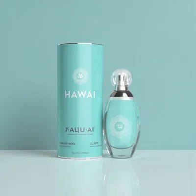AI-Generated packaging for Perfume bottle