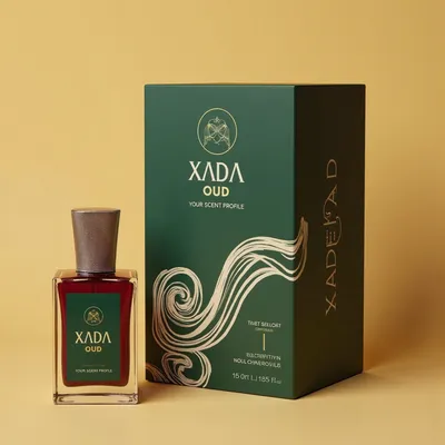 AI-Generated packaging for Perfume bottle