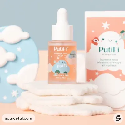 AI-Generated packaging for Dropper bottle in the Beauty and Personal Care industry