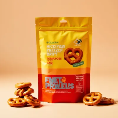 AI-Generated Food pouch packaging for Food and Snacks