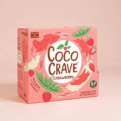 AI-Generated packaging for Shelf display box