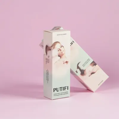 AI-Generated luxury carton box packaging