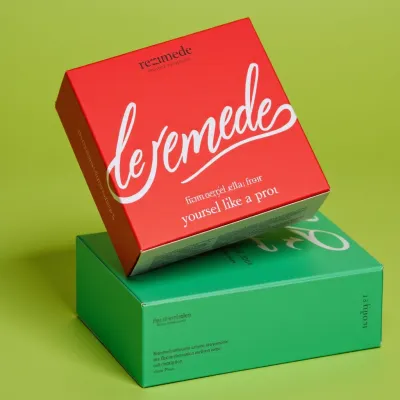 AI-Generated packaging for Carton box in the Skincare industry