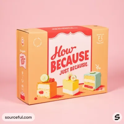 AI-Generated packaging for Shipping box in the Food and Snacks industry