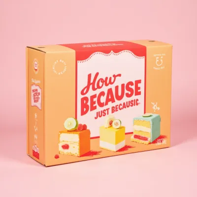 AI-Generated packaging for Shipping box in the Food and Snacks industry