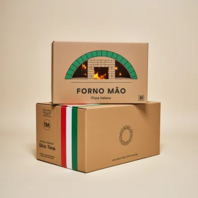AI-Generated packaging for Shipping box in the Food and Snacks industry