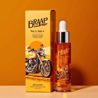 AI-Generated Dropper bottle packaging for Beauty and Personal Care