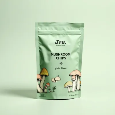 AI-Generated packaging for Food pouch in the Apparel industry