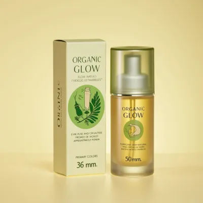 AI-Generated Dropper bottle packaging for Beauty and Personal Care