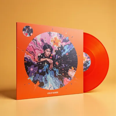 AI-Generated packaging for Vinyl album cover