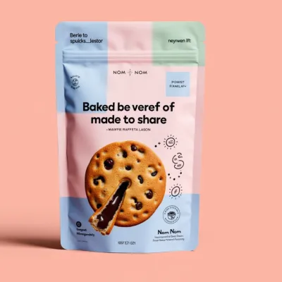 AI-Generated packaging for Food pouch