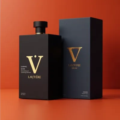 AI-Generated packaging for Perfume bottle