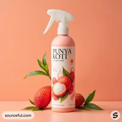 AI-Generated packaging for Spray bottle in the Beverages industry