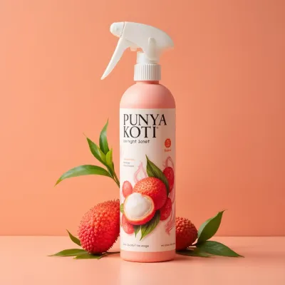 AI-Generated packaging for Spray bottle in the Beverages industry