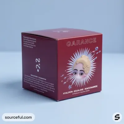 AI-Generated packaging for Carton box in the Beauty and Personal Care industry