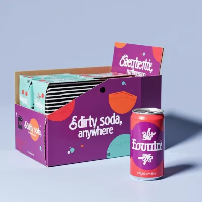 AI-Generated packaging for Shelf display box