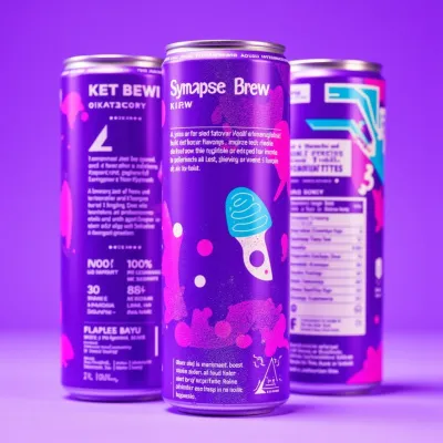 AI-Generated packaging for Drinks can
