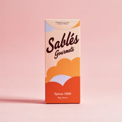 AI-Generated white carton box packaging