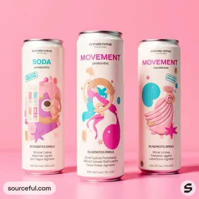 AI-Generated packaging for Drinks can in the Beverages industry