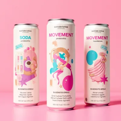AI-Generated packaging for Drinks can in the Beverages industry