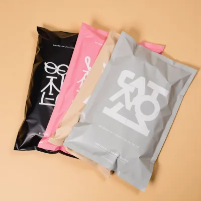 AI-Generated packaging for Plastic mailing bag in the Alcoholic Beverages industry