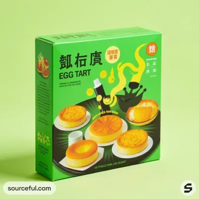 AI-Generated packaging for Carton box in the Food and Snacks industry