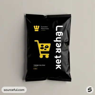 AI-Generated packaging for Plastic mailing bag in the Apparel industry