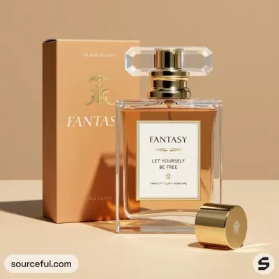 AI-Generated packaging for Perfume bottle in the Beauty and Personal Care industry