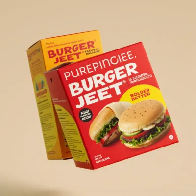 AI-Generated bold carton box packaging