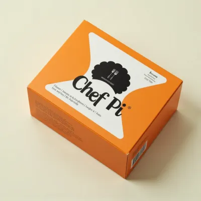 AI-Generated white carton box packaging