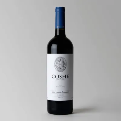 AI-Generated packaging for Bordeaux wine bottle in the Alcoholic Beverages industry
