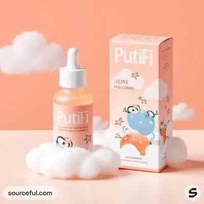 AI-Generated packaging for Dropper bottle in the Beauty and Personal Care industry