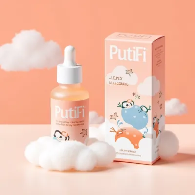 AI-Generated packaging for Dropper bottle in the Beauty and Personal Care industry
