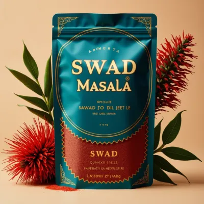 AI-Generated packaging for Food pouch in the Gourmet and Specialty Foods industry