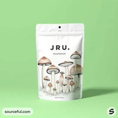 AI-Generated packaging for Food pouch in the Apparel industry
