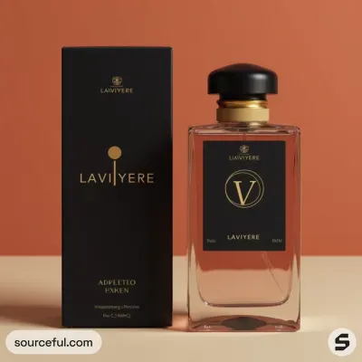 AI-Generated packaging for Perfume bottle in the Fashion and Accessories industry