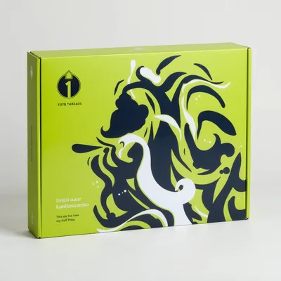 AI-Generated packaging for Mailer box