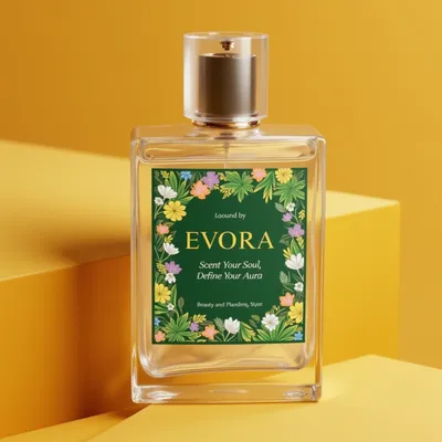 AI-Generated packaging for Perfume bottle