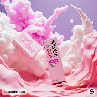 AI-Generated Carton box packaging for Beauty and Personal Care