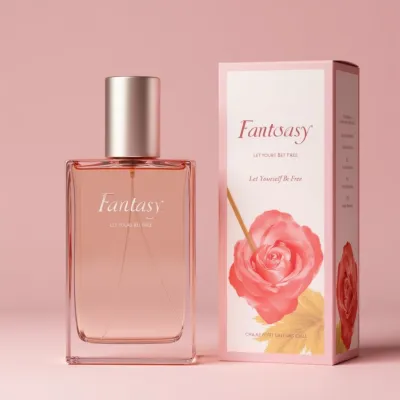 AI-Generated Perfume bottle packaging for Beauty and Personal Care