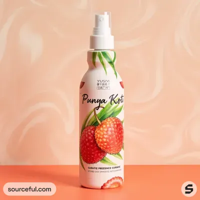 AI-Generated packaging for Spray bottle in the Beverages industry