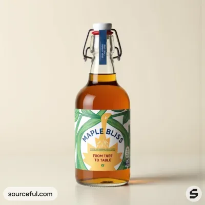 AI-Generated packaging for Swing top bottle in the Food and Snacks industry