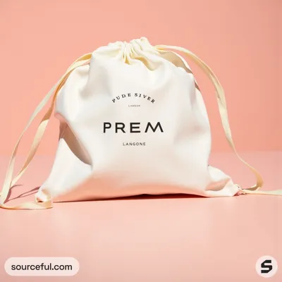 AI-Generated packaging for Drawstring bag