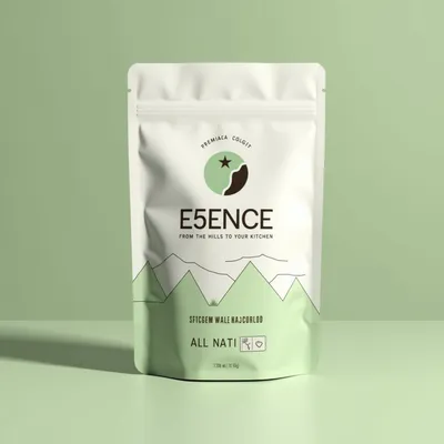 AI-Generated Food pouch packaging for Food and Snacks