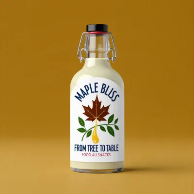 AI-Generated packaging for Swing top bottle in the Food and Snacks industry